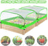 2Pcs Pop Up Garden Mesh Plant Cover Outdoor Plant Protector Mesh Plant Enclosure Raised Bed Garden Bird and Pest