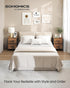 2 Closet, ULGS312B02S SONGMICS Dresser for Bedroom, Chest of Drawers, Nightstand, Steel, MDF, Non-Woven Fabric Drawers