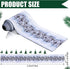 Haull Christmas Village Accessories - Snow Cobblestone Road Mat for Christmas Village Landscape, 4.7 x 47.2 Inch