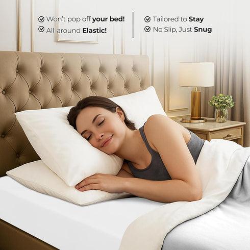 '-1 Utopia Bedding King Fitted Sheet - Bottom Sheet - Deep Pocket - Comfy Microfiber - Easy Care Fitted Sheet Only