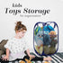 Handy Laundry Collapsible Mesh Pop Up Hamper - Wide Opening with Side Pocket, Breathable, Sturdy, Foldable,
