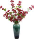 5 Pcs Artificial Holly Berries 30.7" - Christmas Tree Decorations, Realistic Red