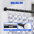 Ausemku Shower Curtain Rod 32 to 50 Inch - 1 Inch Diameter Never Rust Non-Slip Spring Tension Curtain Rod No Drilling Stainless Steel Telescoping Rod by Ausemku