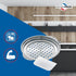 Stainless-Steel Spaetzle Lid and Scraper, Dumpling Maker