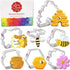 Ann Clark Bee Cookie Cutters 7-Pc. Set Made in the USA - Cute Bee, Small Flower, Honey Pot, Beehive, Honeycomb and more