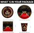 VIP Party Decorations Tableware | Movie Star Red Carpet Birthday Supplies for 24 Guests