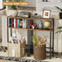 15.7" 2-Tier Asgolion Narrow Console Table, Small Entryway Table, Sofa Table with Storage, Skinny Console Tables