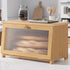 Kitsure Bread Box - Wooden Bread Box for Kitchen Countertop, Large Capacity