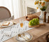 13 108 Inch Boho Table Runner x Long Natural Cotton Woven Runner with Tassels for Home Dining Table dcor, for Modern