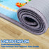 DINSUMRUG (59X39.4 INCH, Car Rug for Kids, Car Play Mat Carpet, Extra Non-Slip Traffic Road Rug for Kids, City Map