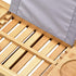 Sen Yi Bao Bamboo Luxury Bathtub Caddy Tray - Expandable Wood Bath Tray with Integrated Tablet, Smartphone, Wine Holder