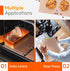 Teflon Sheets for Heat Press and Baking - Large 16" x 20” Reusable PTFE Oven Liners (3-Pack)