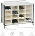 16 Closet Simplify Pair Shoe Rack with Cover | Stackable | Storage & Organization | | Bedroom | Entryway | Beige