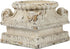 SOFE Column Pedestal Stand for Decoration Display, Distressed White Small Plant Stand, Large Candle Stand, Column Side