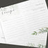 Farmhouse Greenery Recipe Cards from Dashleigh, 48 Cards, 4x6 inches, Water-Resistant, Sage Green and White