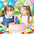 5 Number Building Block Birthday Candle Blue Numeral Cake Topper Candle for Boys, Novelty Candle for Building Block