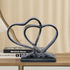 PUHOZN Heart Sculpture for Living Room Decor Heart Decoration Gift for Her and Him Love Wedding Anniversary Couples