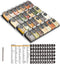 SpaceAid Spice Drawer Organizer with 28 Spice Jars, 386 Spice Labels, 4