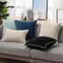 decorUhome Chenille Soft Throw Pillow Covers Set of 2, 18x18 Velvet Neutral Farmhouse Decorative Pillow Covers, Poseidon