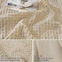 PHF 100% Cotton Waffle Weave Euro Shams - 26" x 26", No Filling, 2 Pack Elegant Home Decorative Pillow Covers
