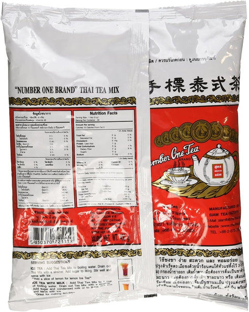 Original Thai Iced Tea Mix, 400g, Stainless Steel Filter, Traditional Thai Style