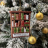 HolyHaHa 5" When I Think About Books, I Touch My Shelf, Funny Glass Blown Bookshelf Ornament, Gag Gifts for Readers