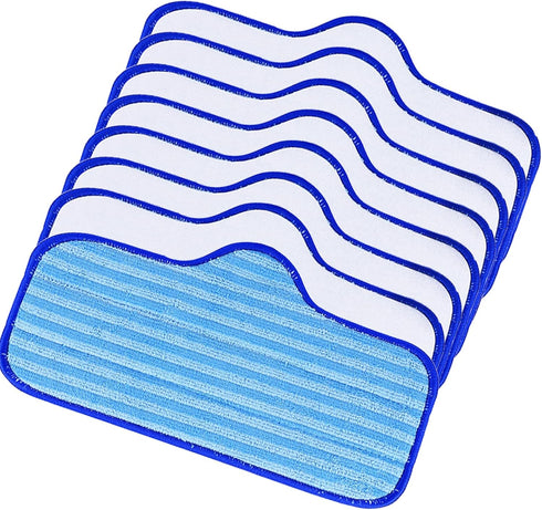 KEEPOW Microfiber Pads - 8 Pack Washable Pads for Dupray Neat Steam Cleaner