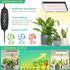 LBW 4/8/12H 10"-26" 6 Desk Grow Light, Full Spectrum Plant Light for Indoor Plants, Grow Lamps with Timer, Height