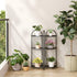 3 Corner Bathroom Shelf Metal Short Corner Stand Shelf Black Small Bathroom Storage Corner Shelf Unit for Toilet Shower