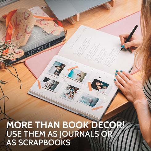 Rome Decorative Books for Coffee Table - Designer Faux/Fake Books for Decoration - Enhance Your Coffee Table, Mantle