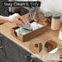 Napkin Holder for Bathroom, Acacia Wooden Guest Towel Holder Tray for Bathroom, Disposable Paper Hand Towel Holder