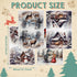 6 16 24 Inches Bencailor Pcs Winter Kitchen Towels x Decorative Snowman Truck Tea Dish Dishcloths Winter Holiday Drying