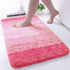 Arotive Microfiber Bathroom Rugs, Shaggy Soft Non-Slip Bath Mat, Machine Washable, 24"x16", Pink