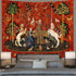 Medieval Lady & Unicorn Tapestry, 80x60 Inches for Bedroom, Living Room, Apartment & Dorm Decor