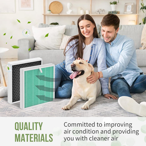 G3 H13 HEPA Replacement Filter for AMEIFU G3 Air Purifier (Sferf-30) and VEWIOR A3 Air Purifier, 2-Pack