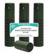 30 Metallic Green PVC Shrink Capsules, Set of 1