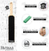 Hutsuls Double Sided Leather Strop Paddle Kit, Ergonomic Handle for Razor-Sharp Edges with Honing Leather Guide