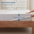 2 Pack 6"-18" BEDLORE Waterproof Mattress Protector, King Size Mattress Pad with Deep Pocket Depth, Soft Breathable Bed