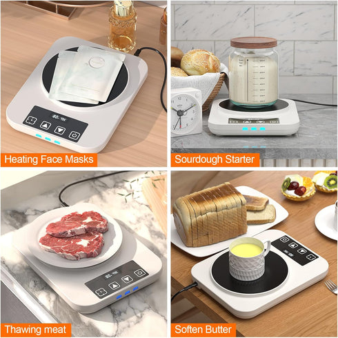 Electric Sourdough Starter Warmer, Upgrade Warming Heating Pad Mat for Sour Dough Starter, Sourdough Heater Proofing