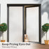 Coavas Frosted Glass Window Film - Stained Glass Window Film for Bathroom, Non-Adhesive, 17.5x78.7
