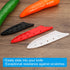 PATIKIL Knife Sheaths for 3" Ceramic Knife, 2 Pcs Knife Edge Guard Covers, Black & Transparent