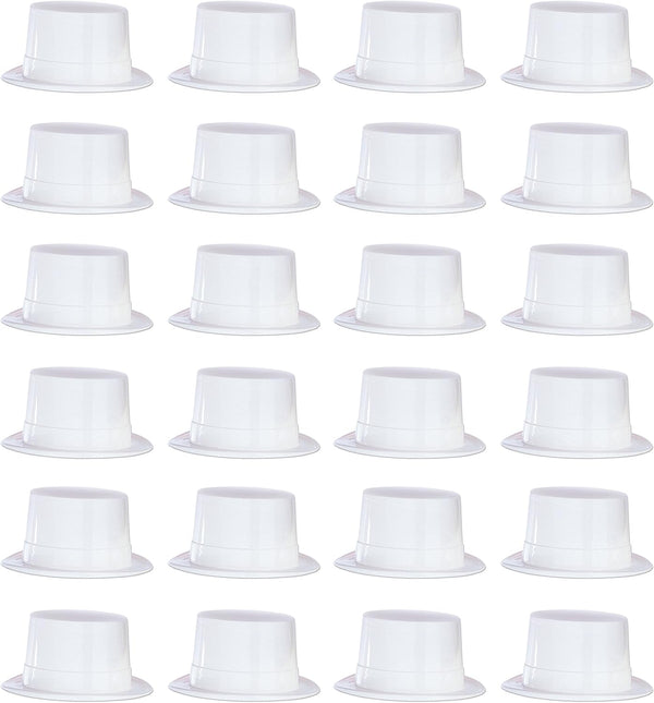 Beistle 66625 24-Piece White Plastic Toppers