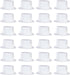 Beistle 66625 24-Piece White Plastic Toppers