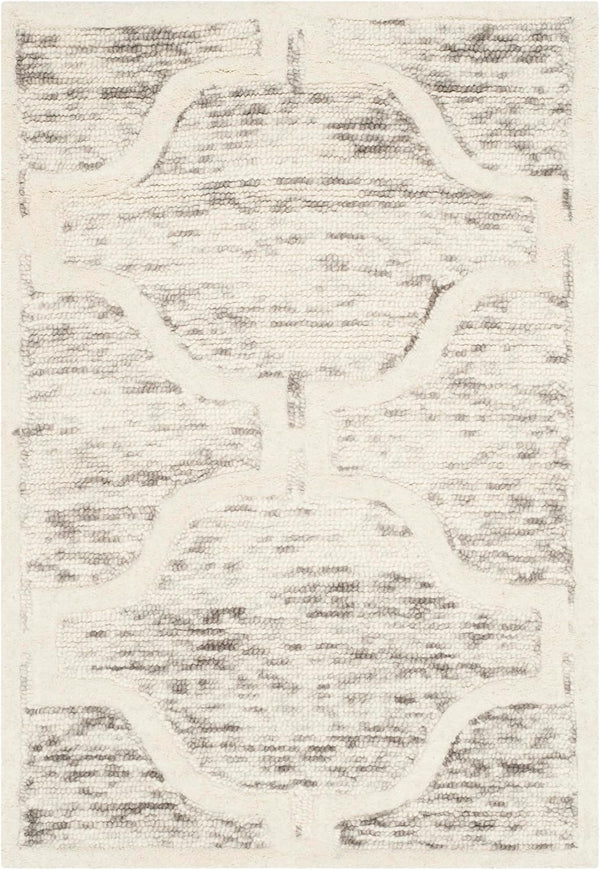 SAFAVIEH Cambridge Collection Accent Rug - 2' x 3', Light Brown & Ivory, Handmade Moroccan Distressed Wool