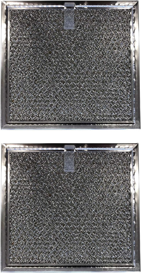 Filter Everything Replacement Aluminum Microwave Filters, Compatible with Samsung DE63-00666A, 2-Pack