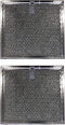 Filter Everything Replacement Aluminum Microwave Filters, Compatible with Samsung DE63-00666A, 2-Pack