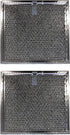 Filter Everything Replacement Aluminum Microwave Filters, Compatible with Samsung DE63-00666A, 2-Pack