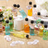 Funnymoom 50 Sets 1.7oz/50ml Elephant Party Favors for Guests Mini Liquor Bottles and Thank You Cards Funnels Plastic