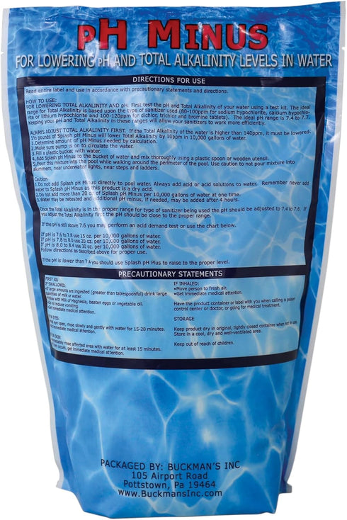5-Pounds Robelle Premium pH Down for Pools, Concentrated Sodium Bisulfate, Made in USA