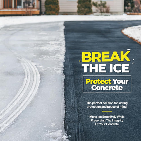 Maple99 -50 lb -15 Ice Melt Safer for Concrete Bag, Snow Salt Ice Melt, Salt for Snow and Ice Removal, Sidewalk Salt